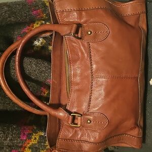 Brown Soft Leather BORN Purse
